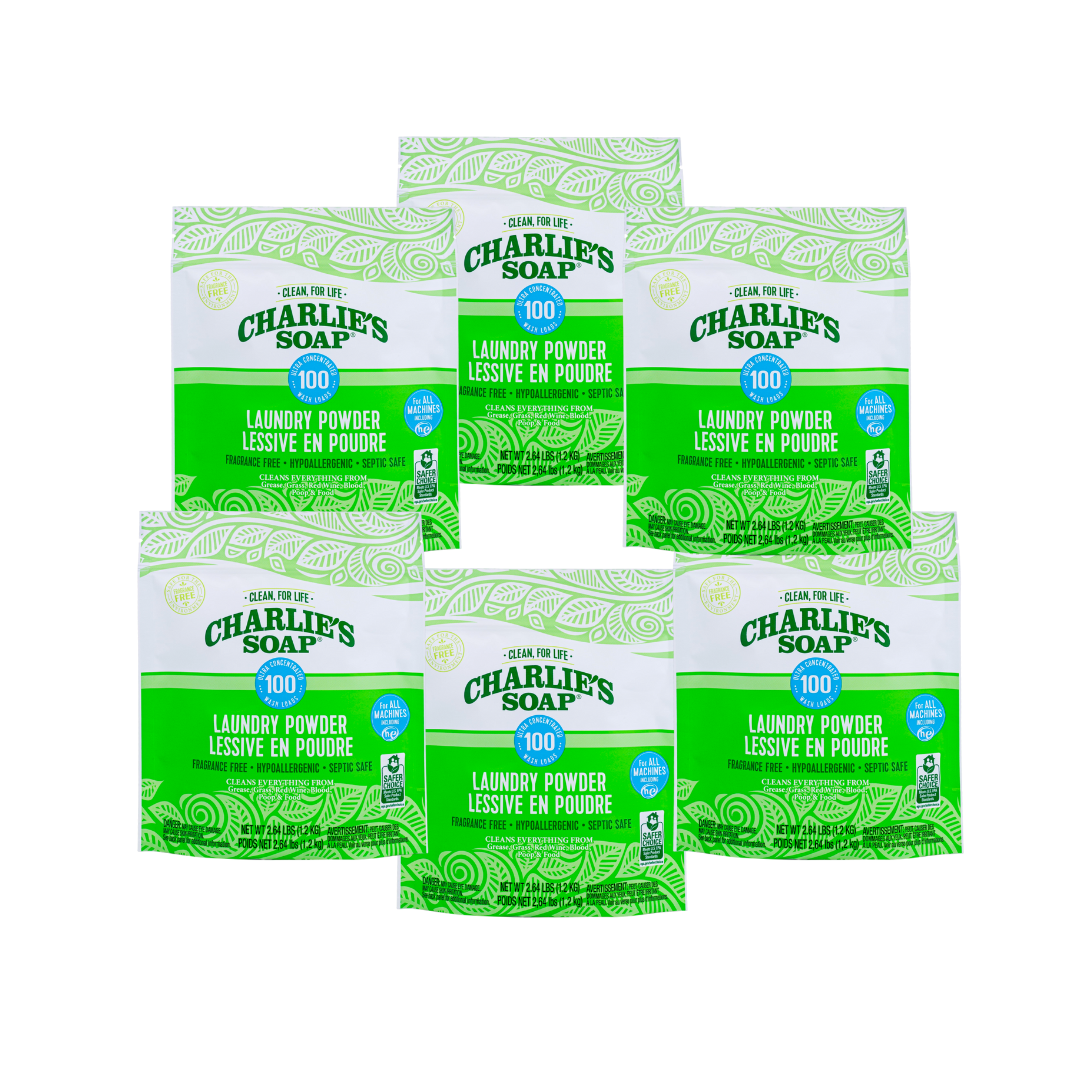 Bulk Case Charlie's Soap Laundry Powder 100 loads