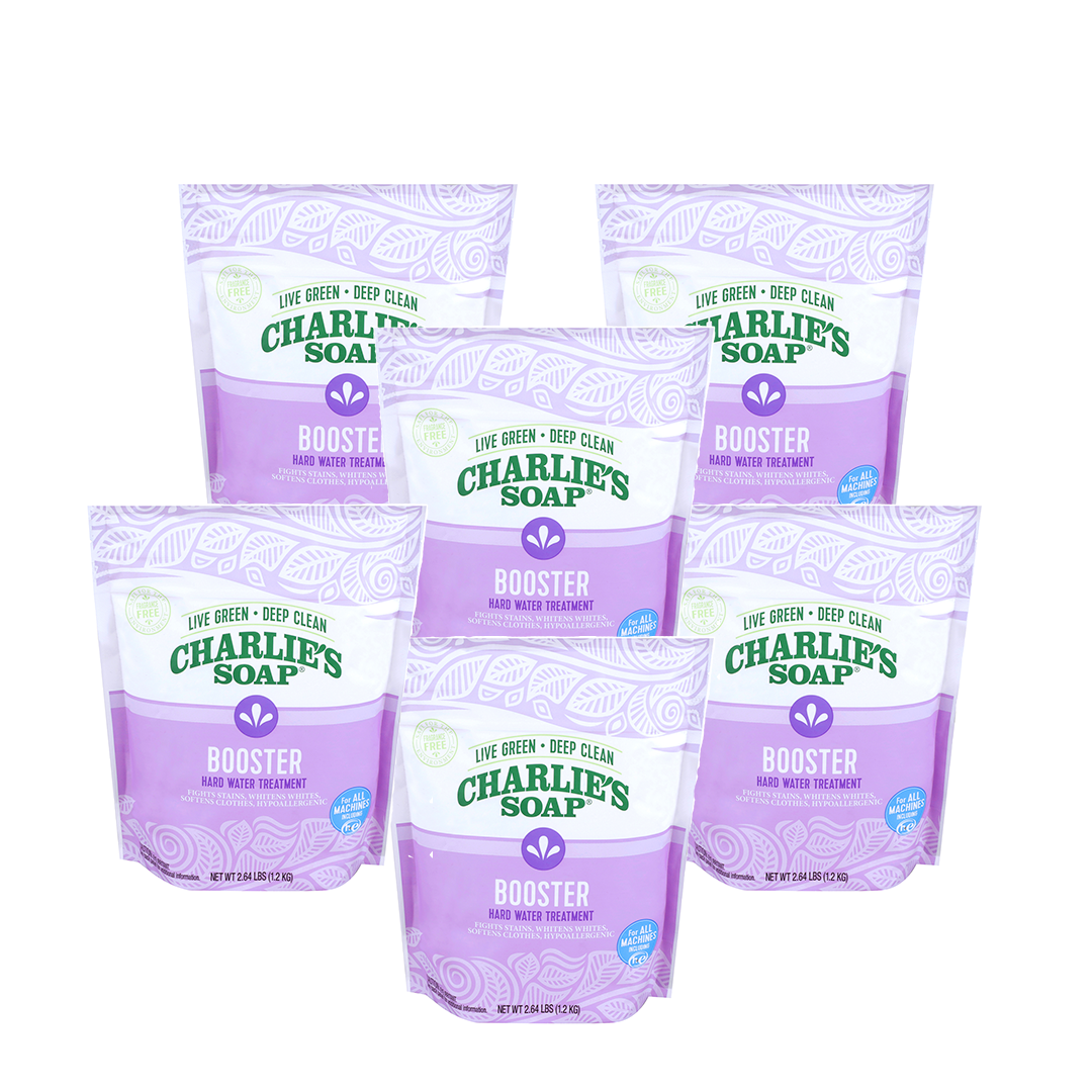 Bulk Case Charlie's Soap Laundry Booster for Hard Water