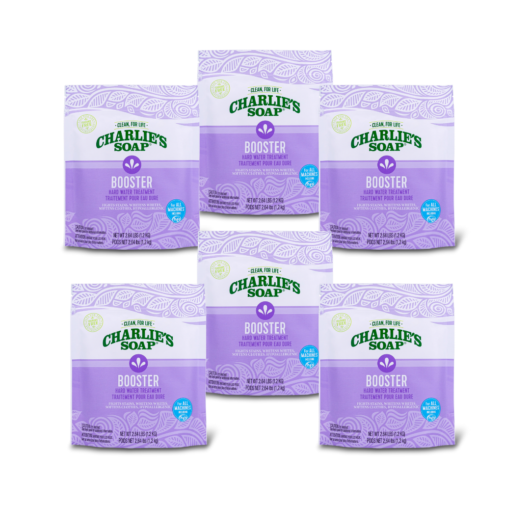 Bulk Case Charlie's Soap Laundry Booster for Hard Water