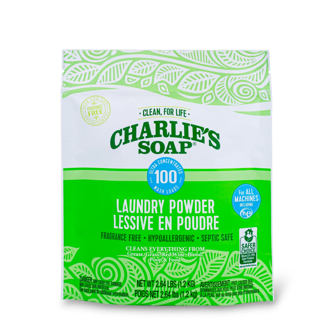 Charlie's Soap Laundry Powder - 100 loads
